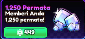 1,250 Gems