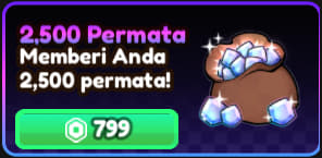 2,500 Gems