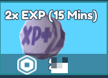 2x Exp (15 mins)