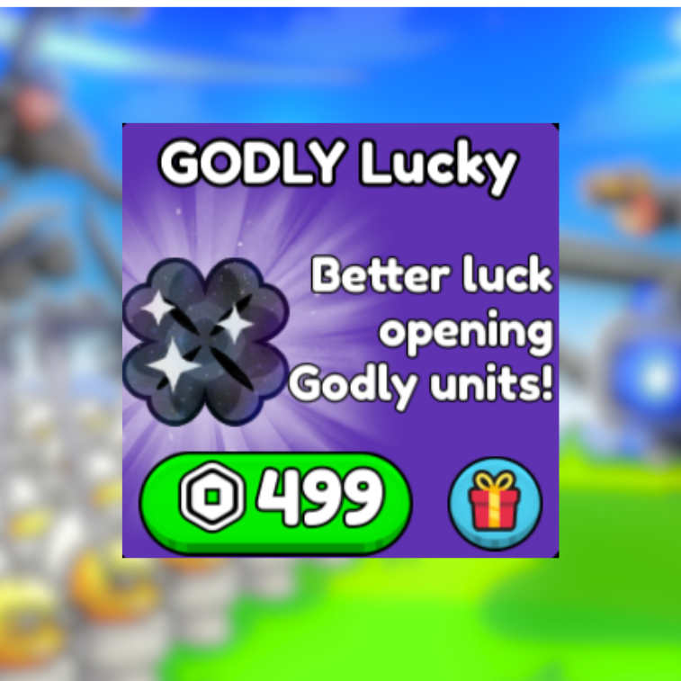 Gamepass Godly Lucky