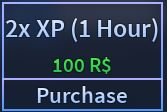 2x XP(1 hours)